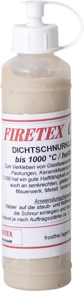 Firetex C1090 Dichtschnurkleber bis 1000°C 150ml Spindelkartusche