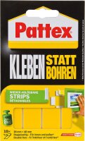 Klebestreifen PATTEX Montage Klebe-Strips 10 Stück...