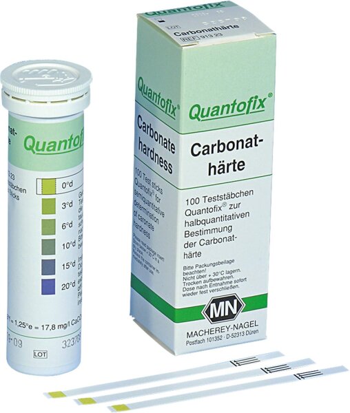 Quantofix Teststäbchen Carbonathärte 0.3.6.10.15.20 °d