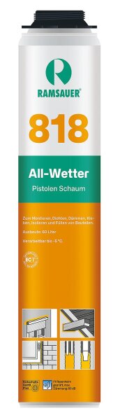 All-Wetter-Schaum 818 B2 NBS (Deutschland) 800ml Dose