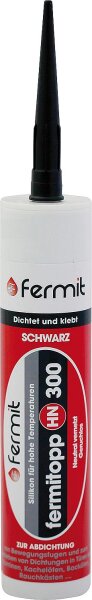 Hochtemperatursilikon (B1) FERMIT HN300 neutralvernetzend [schwarz] 310ml Kartusche