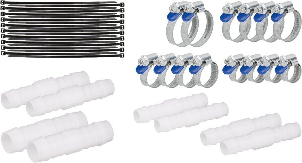 Notfallset Schlauchreparatur 56-teilig,Innen-Ø: 12,13,14,19mm