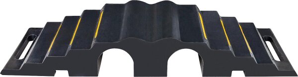 Schlauchbrücke schwarz 850x300x150 mm