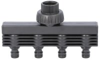 4-Wege-Verteilerventil IG DN20 (3/4"), regulierbare Wassermenge