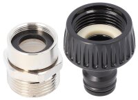 Hahnstück IG DN20(3/4") mit Adapter M22/24x1 für Strahlregleranschluss