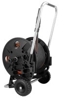 Schlauchwagen-Set Genius 60 mit 30m-Schlauch DN15(1/2")+Spritze, Aluminium-/Kunststoffausführung