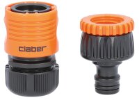 Schlauchanschluss-Set aus kombiniertem Hahnstück und...