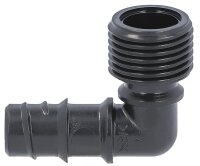 T-Stück für Verlegerohr DN15(1/2") mit Mittelabgang DN15(1/2")AG, VPE = 2 Stück