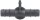 Reduzier-T-Stück für Verlegerohr DN15(1/2") DN15(1/2")-DN8(1/4"),VPE=2 Stück
