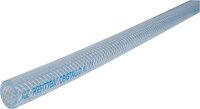 PVC-Gewebeschlauch 25x33mm, DN25 (1") 25m, transparent/lebens- mittelecht, max. 8bar +60°C