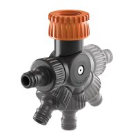 Winkelhahnstück kombiniert IG DN20 (3/4") + DN25 (1")