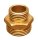 Gewindenippel Messing 3/4" AG x 1/2" AG