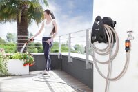 Schlauchhalter Mini-Set BALCONY mit 10m Schlauch und Zubehör