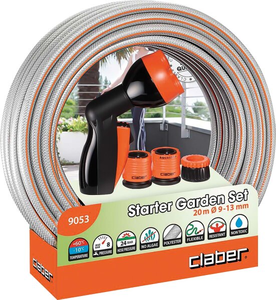 Gartenschlauch Set 20m "Starter Garden-Set" 5-teilig