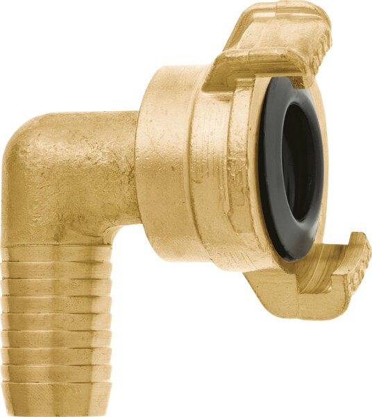 GEKA plus Winkelschlauchstück "2000" 90°, 1"-25mm, MS, drehbar