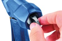 GEKA plus Profi-Reinigungspistole MS, gummiert, blau,m.Anschluss-Set