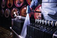 GEKA plus Profi-Reinigungspistole MS, gummiert, blau,m.Anschluss-Set