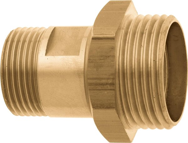 GEKA plus Gewindenippel "2000" AG G3/4" x G1", MS, drehbar