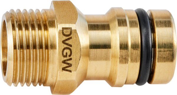 Geka plus Gerätestecker "Trinkwasser" AG G1/2", MS, DVGW