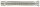 Edelstahlwellschlauch 1" ausziehbar von 750 - 1500 mm 1" AG x 1" ÜWM