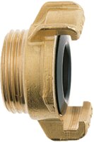 Geka plus-Gewindestück AG 1/2", Messing