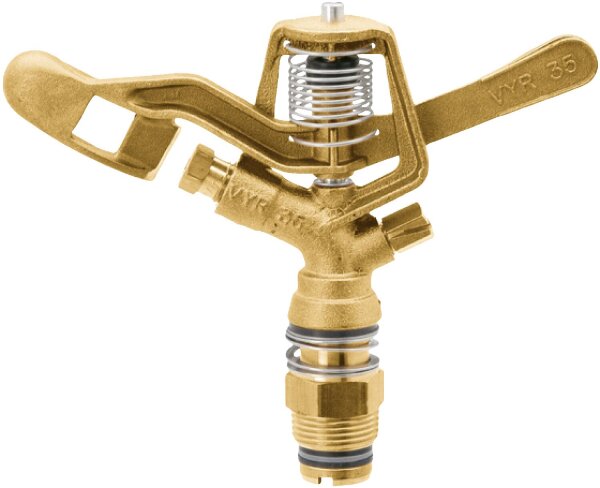 Kreisregner, Schwinghebel- Regner Messing