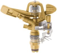 Kreis-/Sektorenregner, Schwinghebel-Regner Messing