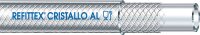 PVC-Schlauch transparent mit Polyestergewebe/Lebensmittelecht 100m/20bar/9x15mm/-20°+60°C