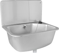 Edelstahl-Universal Ausgussbecken mit Ablauffläche...