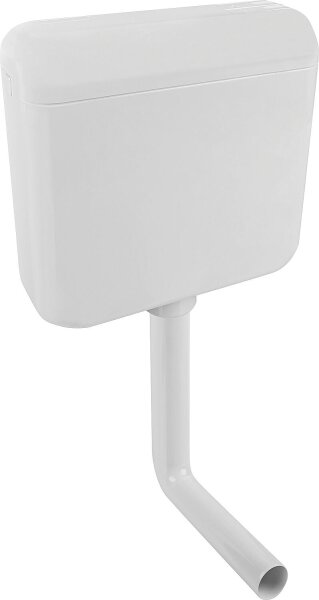 Evenes Aufputz-Spülkasten 2-Mengen, weiß