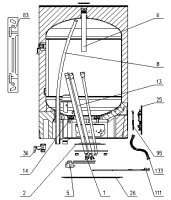 Bedientafel E5 R500 passend zu EVENES Warmwasserspeicher OTG/ OGBSSM/OGB SMZ bis 100l