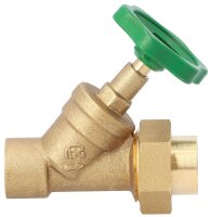 Schrägsitzventil mit Lötanschluß 22mm