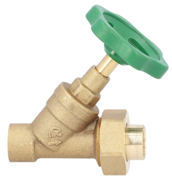 Schrägsitzventil mit Lötanschluß 28mm