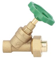 Schrägsitzventil mit Lötanschluß 28mm