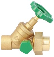 Schrägsitzventil mit Lötanschluß 22mm -...