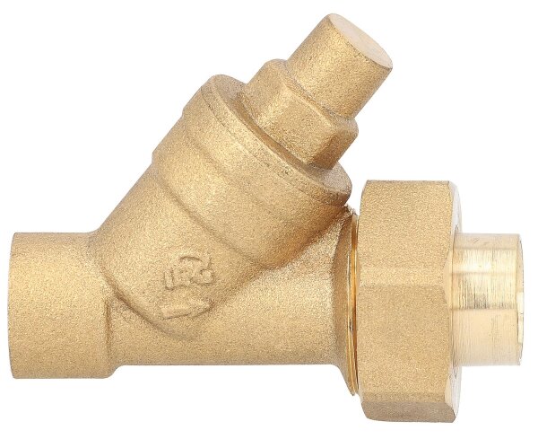 Schrägsitz-Rückschlagventil mit Lötanschluß 15mm