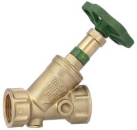 Schrägsitzventil DIN-DVGW mit Rückflußverhinderer DN 25 1"