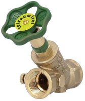Schrägsitzventil DIN-DVGW Rückflußverhinderer 11/4"/Entleerung