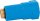 Baustopfen 1/2" mit Messinggewinde blau