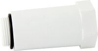 Baustopfen 1/2" mit Kunststoffgewinde blau