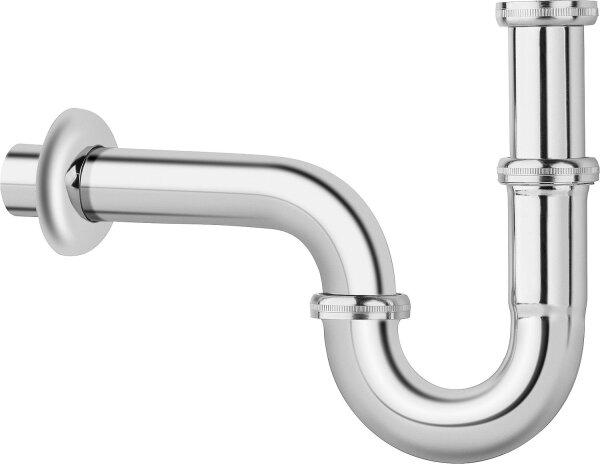 Röhrensiphon Ms.verchromt 11/4" DN 32    DIN-Geprüft