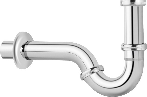 Röhrensiphon Bidet Ms.verchromt 11/4" DN 32 DIN-Geprüft
