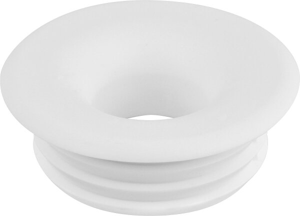 Gummi-Spülrohrverbinder hell für Druckspülrohre 28/32mm Anschluss=48mm/ ohne Rosette