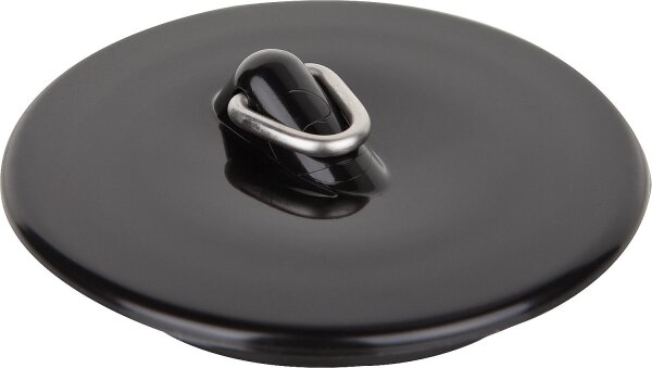 Ventilstopfen mit Dreieckbügel für 45mm Ablaufventile schwarz