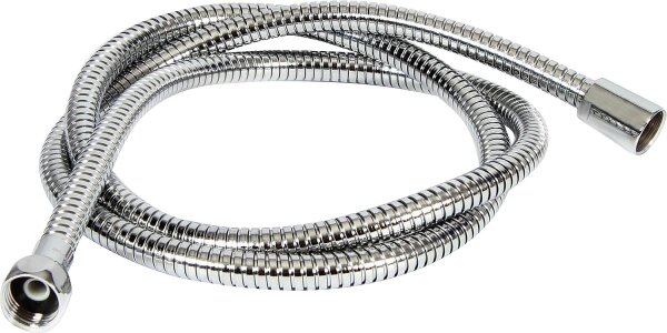 Brauseschlauch DN15-1250 mm Doppelraff in Messing mit konischer Überwurfmutter