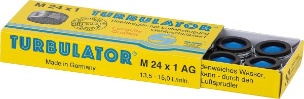 Strahlregler mit Luftansaugung M 24 x 1 AG 10 Stück mit Prüfzeichen