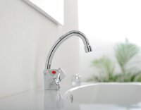 Zweigriff Waschtischmischer Etou Ausladung 134 mm...