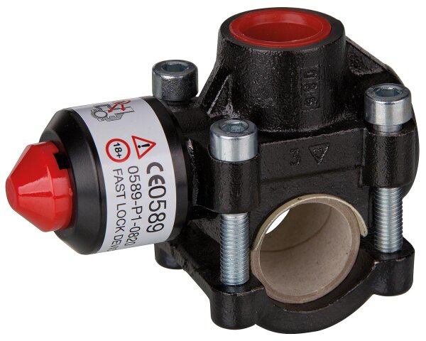 Rohrverbindung Flamco T-Plus für Stahl-Gewinderohr 1"x3/4"x1"