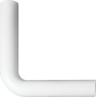 Spülrohrbogen h = 650 x l = 350 mm weiß