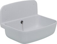 Ausgußbecken weiß inkl. Ab- und...